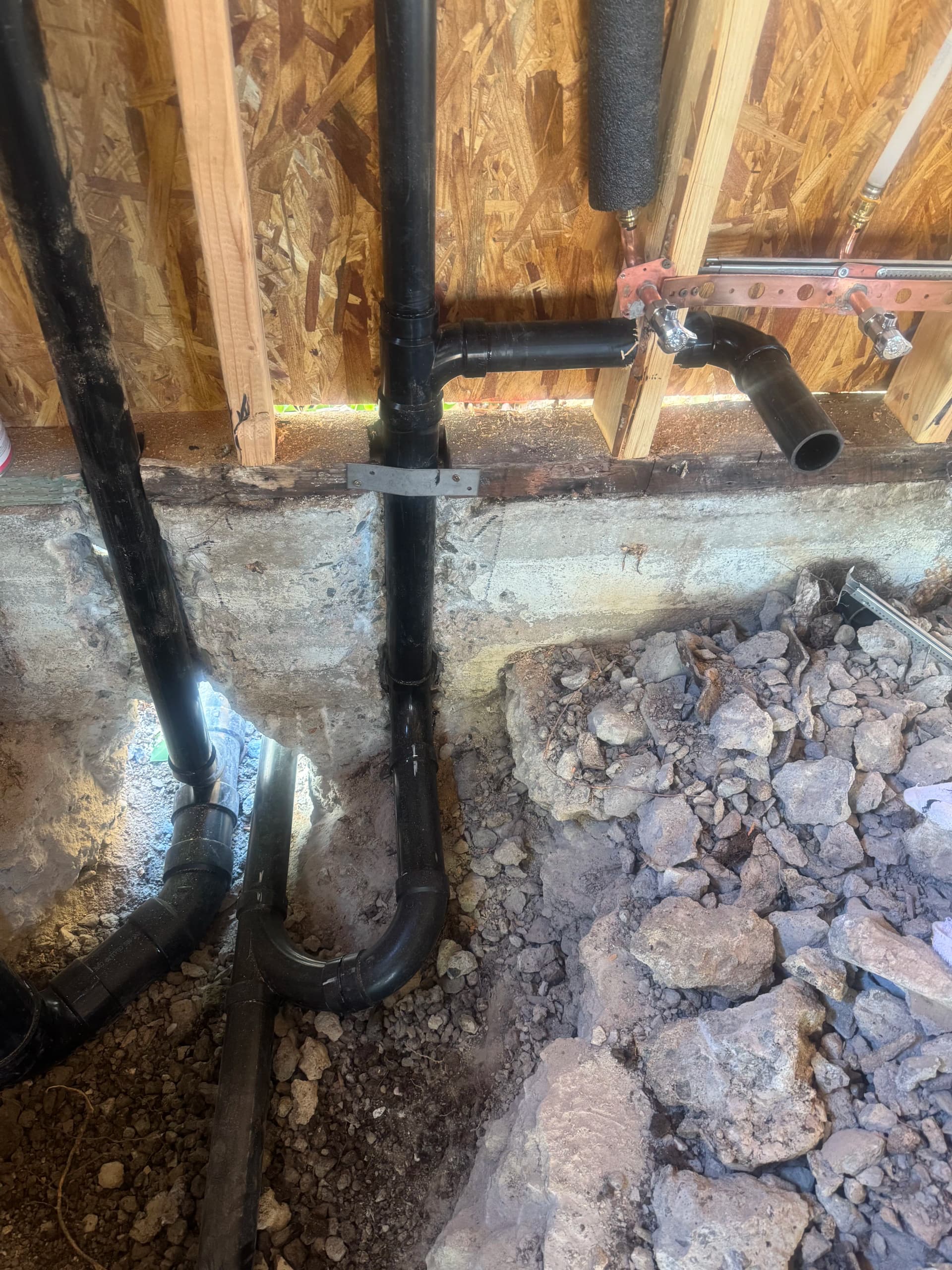 Gallery photos for Bathroom Build DWV Rough-In Done Right: Image #3
