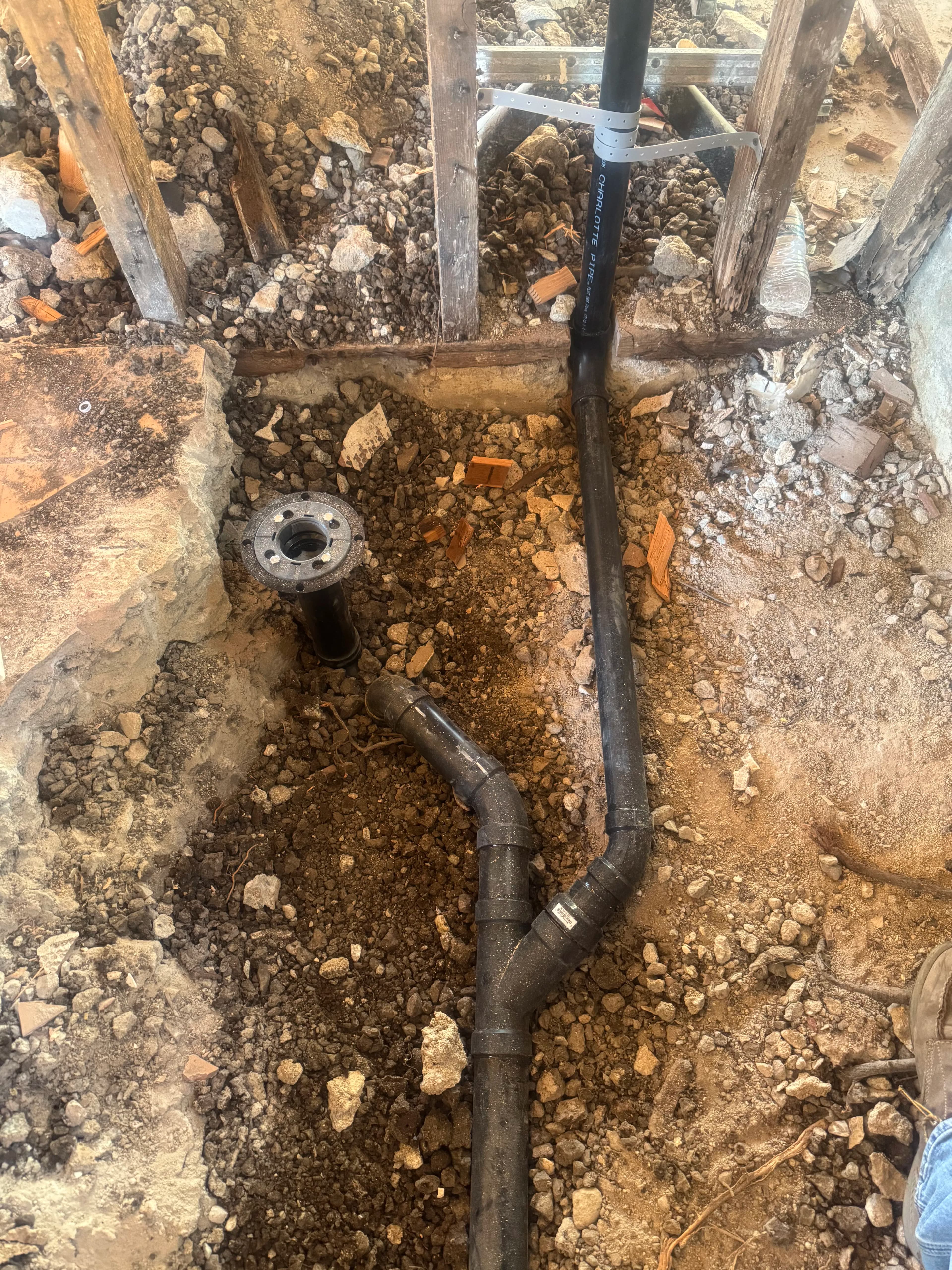 Project Bathroom Build DWV Rough-In Done Right image