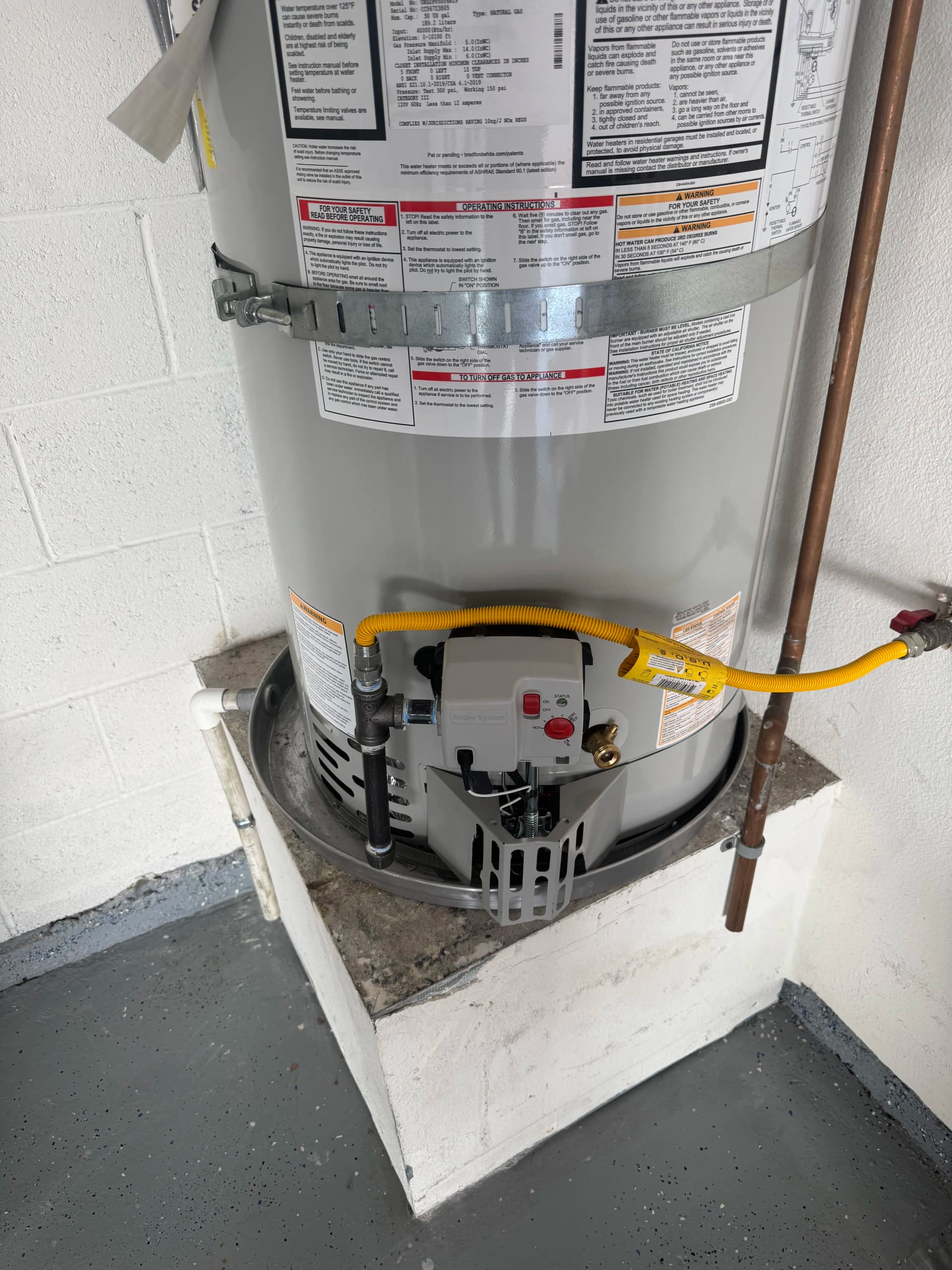 Gallery photos for Power Vented Bradford White Water Heater Install Done Right: Image #2