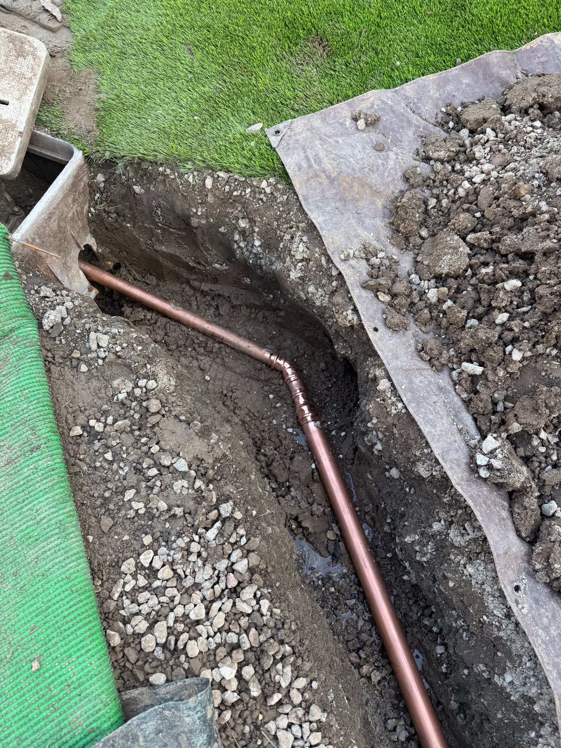 Copper Pipe Installation at City of Industry