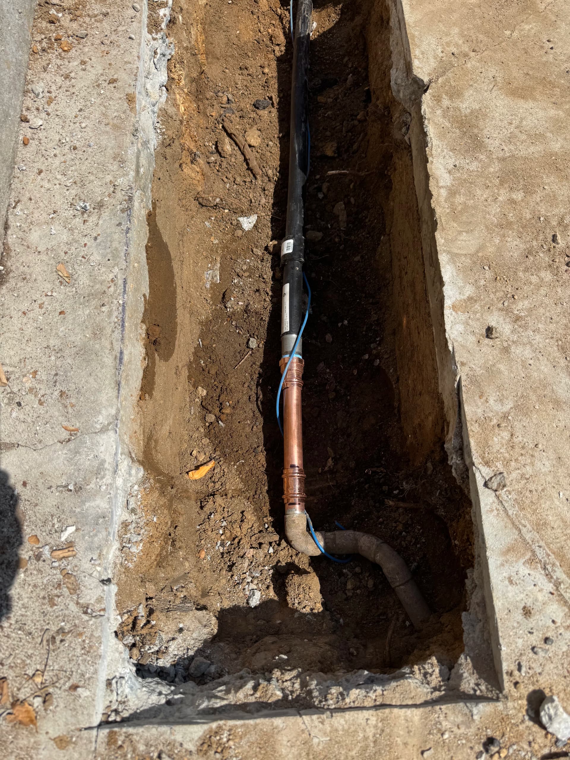 Gallery photos for Water Service Line Replacement Using Poly SDR-11 Pipe: Image #1