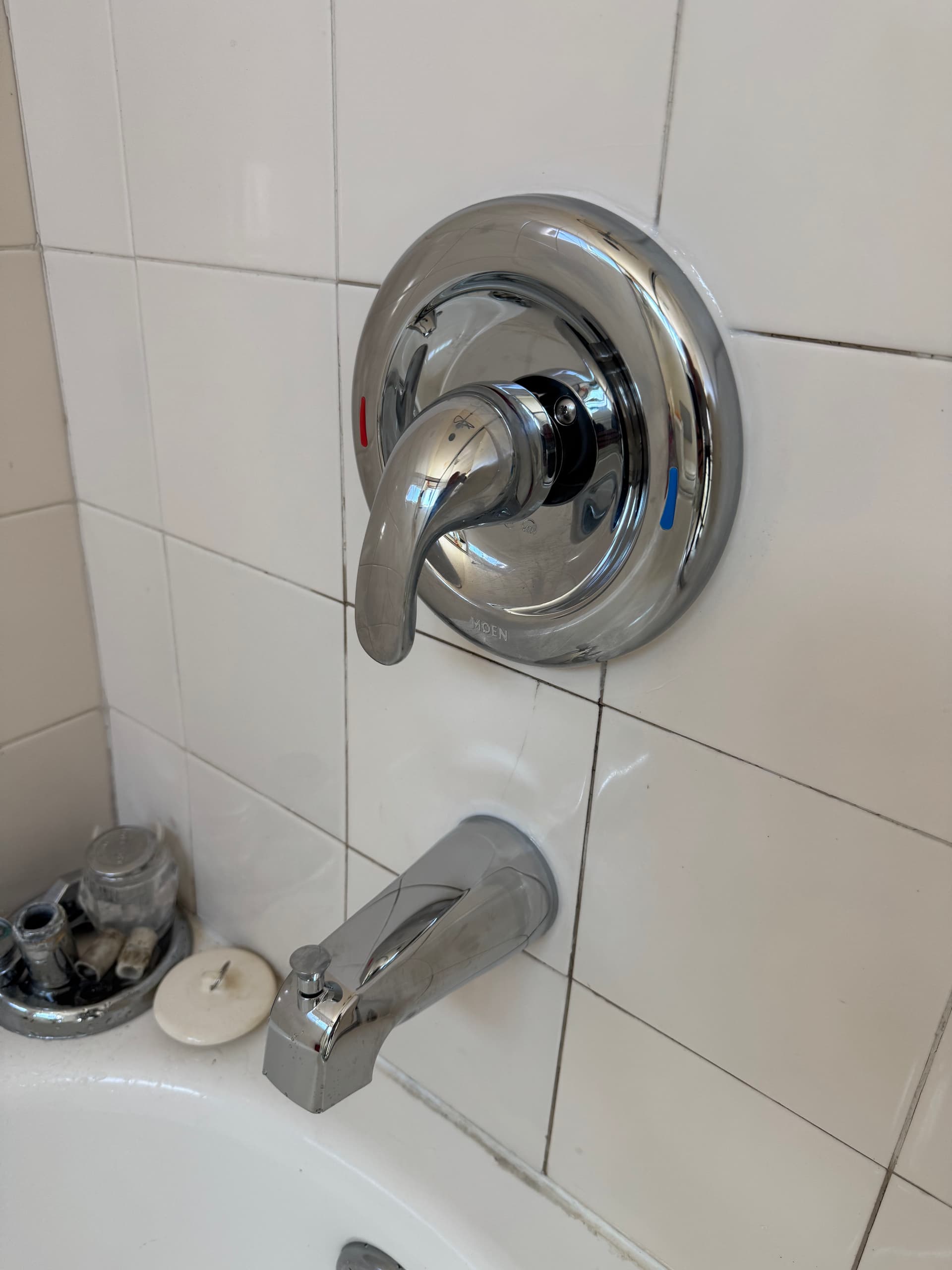 Gallery photos for Broken Mixet Tub Shower Valve Replaced in West Covina: Image #2