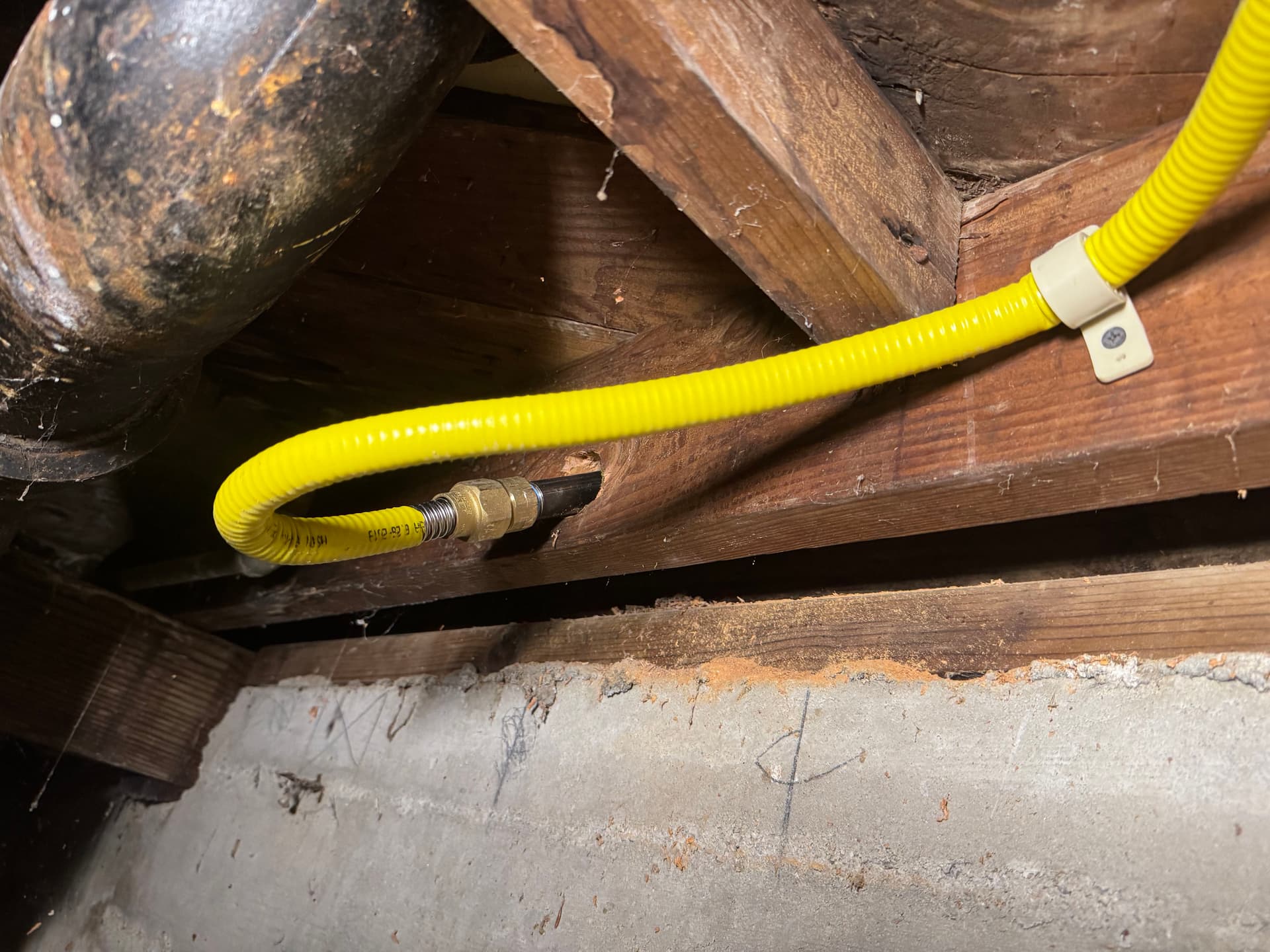 Gallery photos for Gas Dryer Line Rerouted and Cleaned Up in Whittier: Image #3