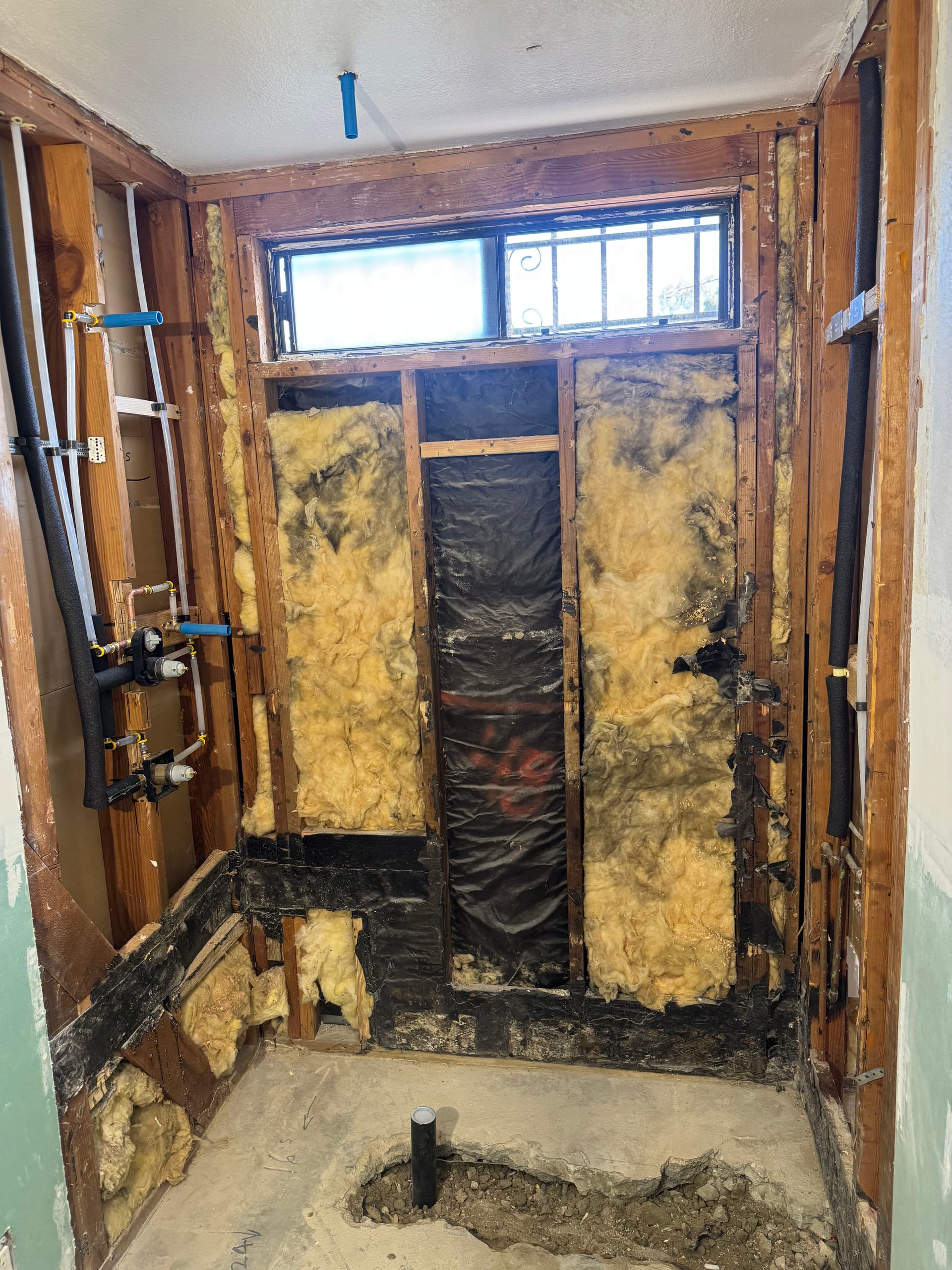Shower Valve and Drain Relocation in Rosemead image