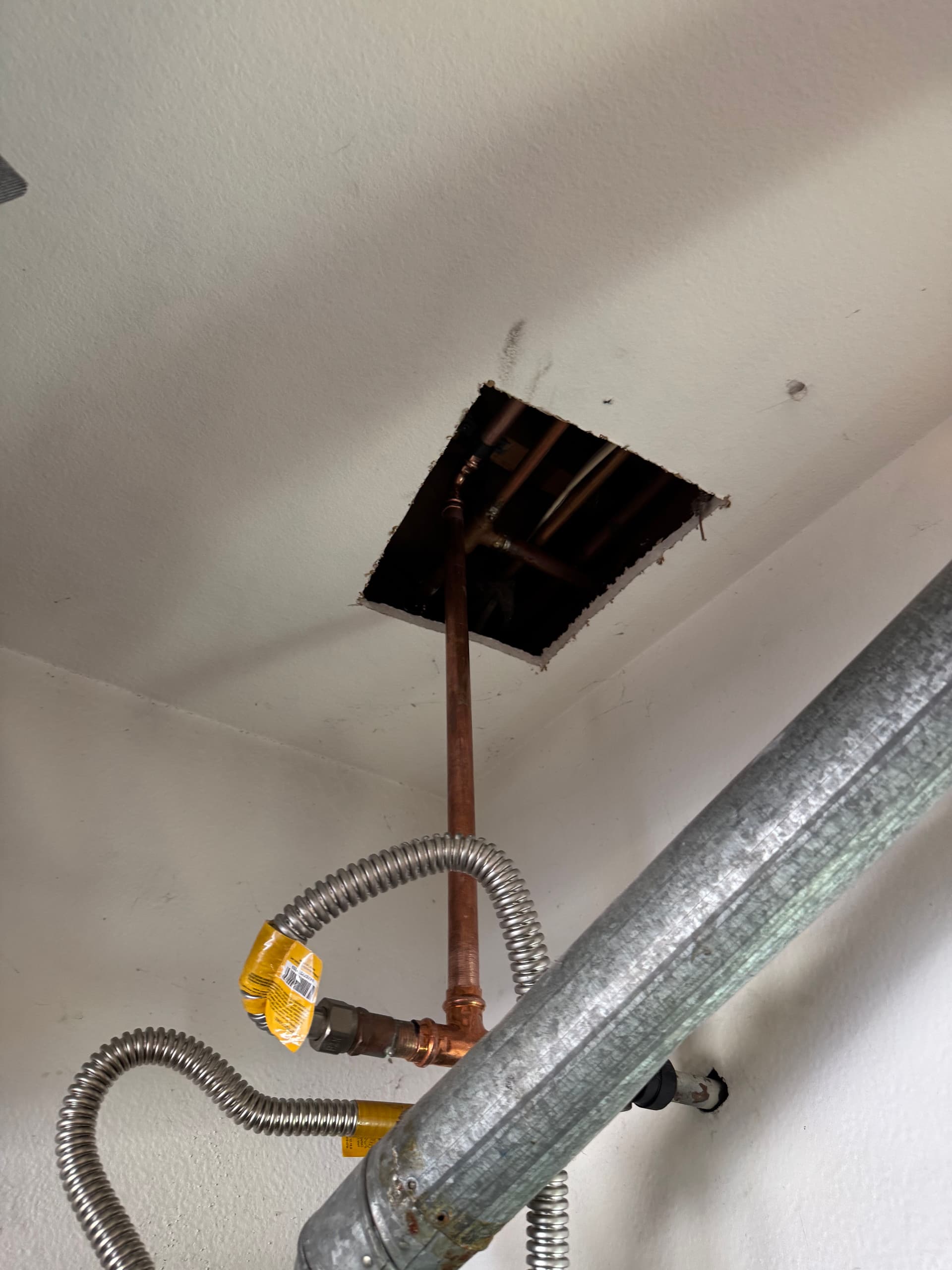 Gallery photos for Copper Slab Pinhole Leak Rerouted with PEX-A in Hacienda Heights: Image #2