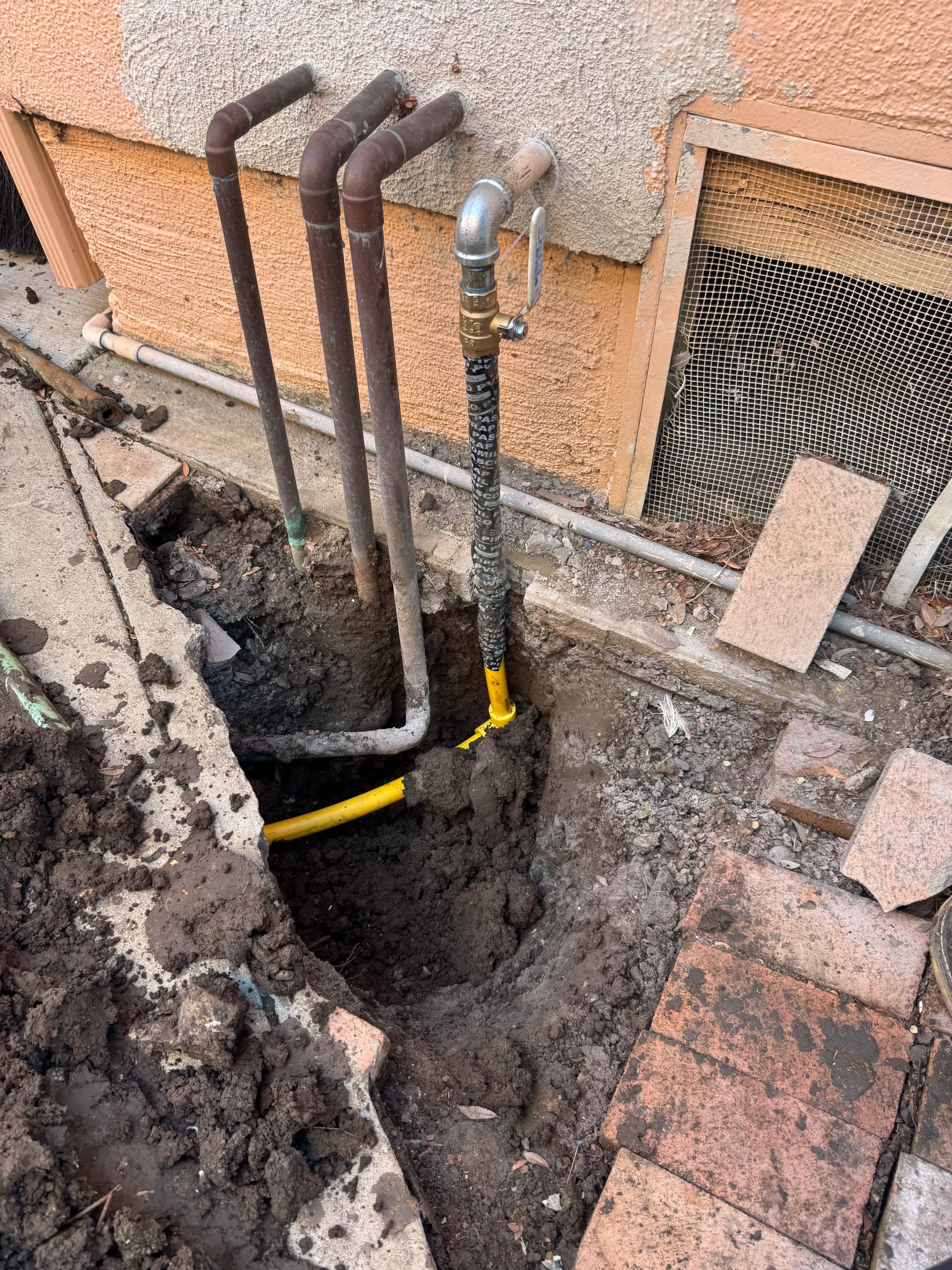Gallery photos for Gas Line Replacement for a Safe Dryer Hookup: Image #2