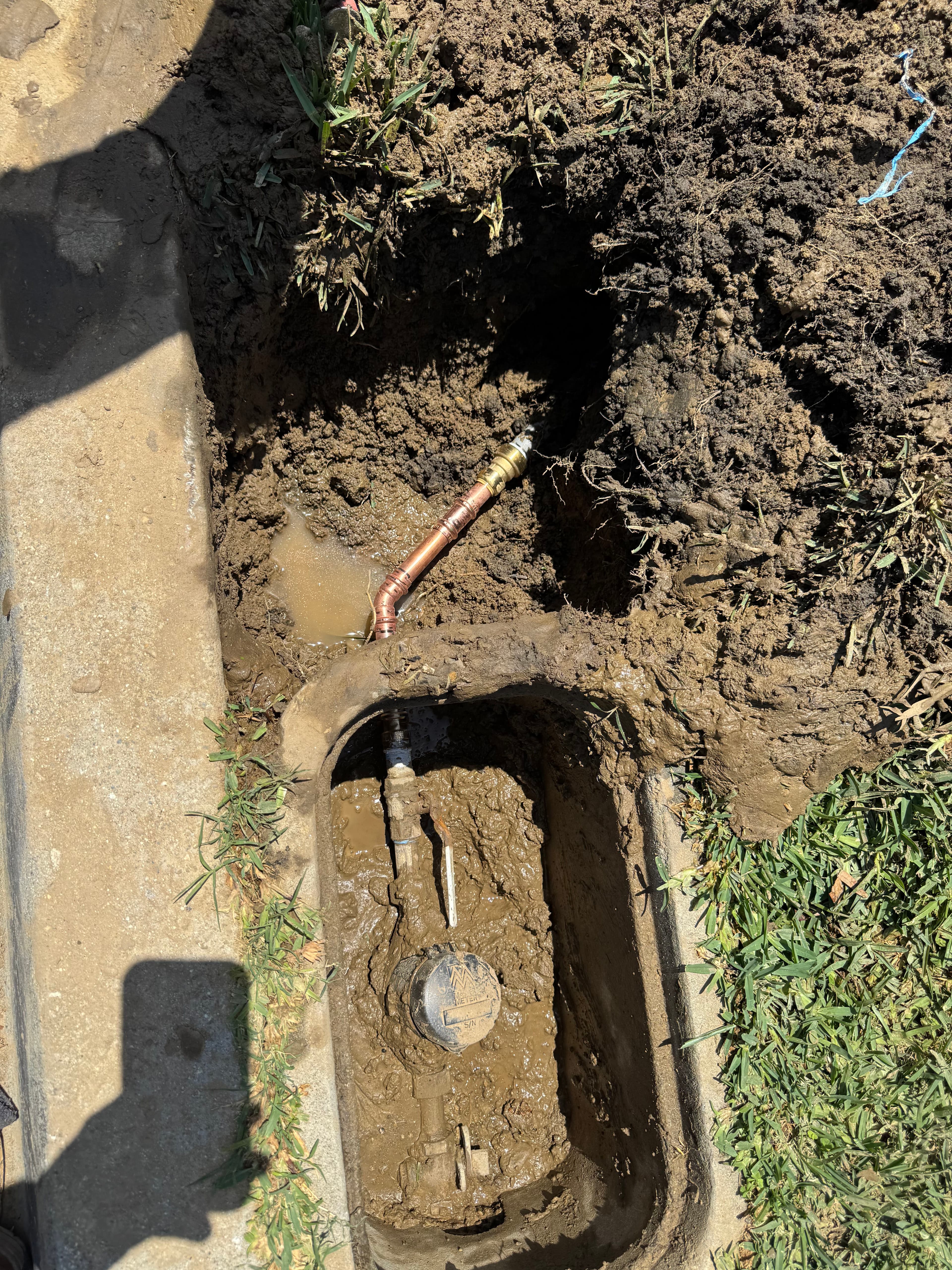 Project Water Service PVC Line Leak Repair Near the Meter in Hacienda Heights image