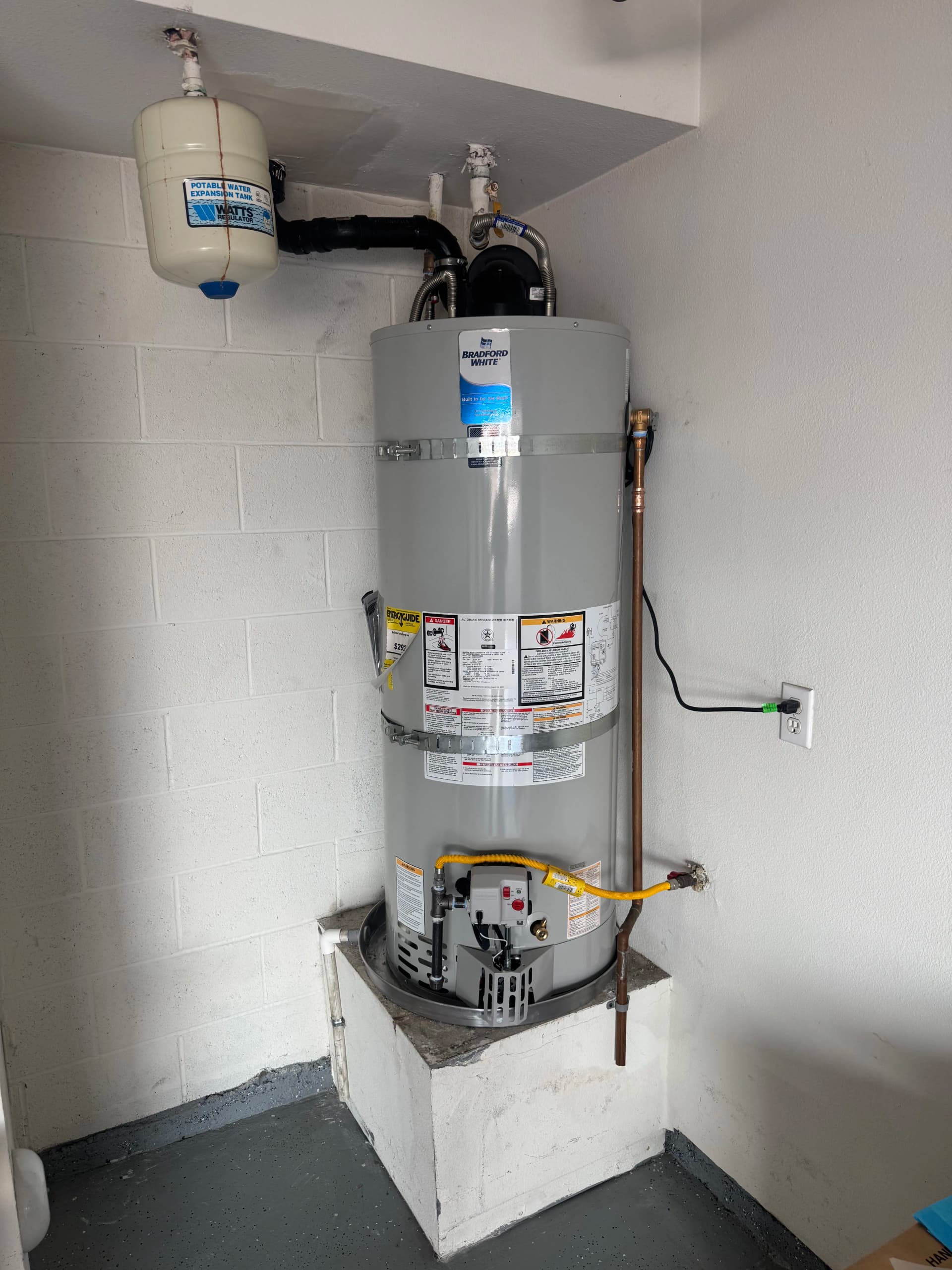 Power Vented Bradford White Water Heater Install Done Right image