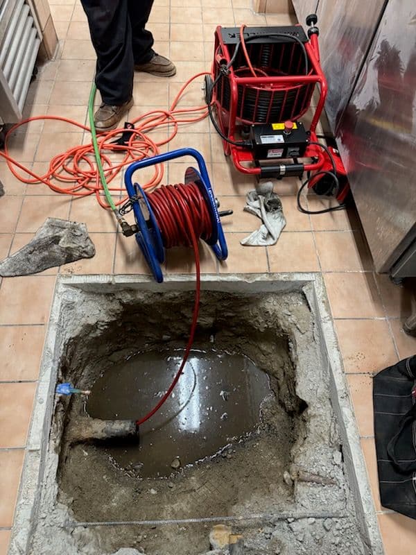 Project Descaling and Hydro-Jetting a Floor Drain Pipe in La Puente image
