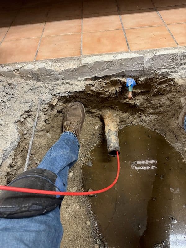 Descaling and Hydro-Jetting a Floor Drain Pipe in La Puente