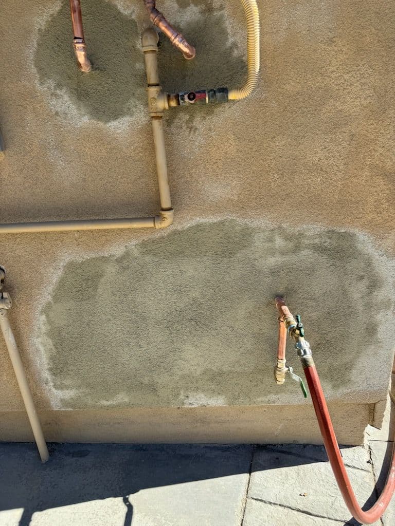 Whole House PEX Repipe and Stucco Repairs in Walnut