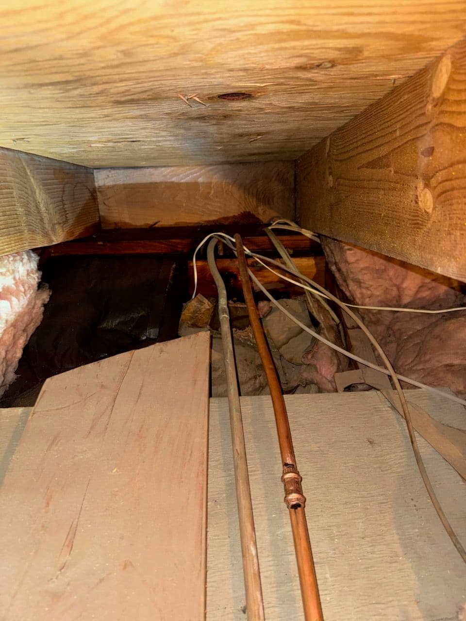 Gallery photos for Attic Copper Pipe Repair in Chino Hills: Image #1