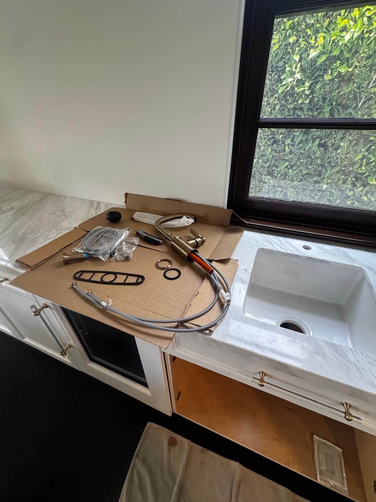 Gallery photos for Kitchen Sink and Faucet Install with Backflow Protection: Image #3