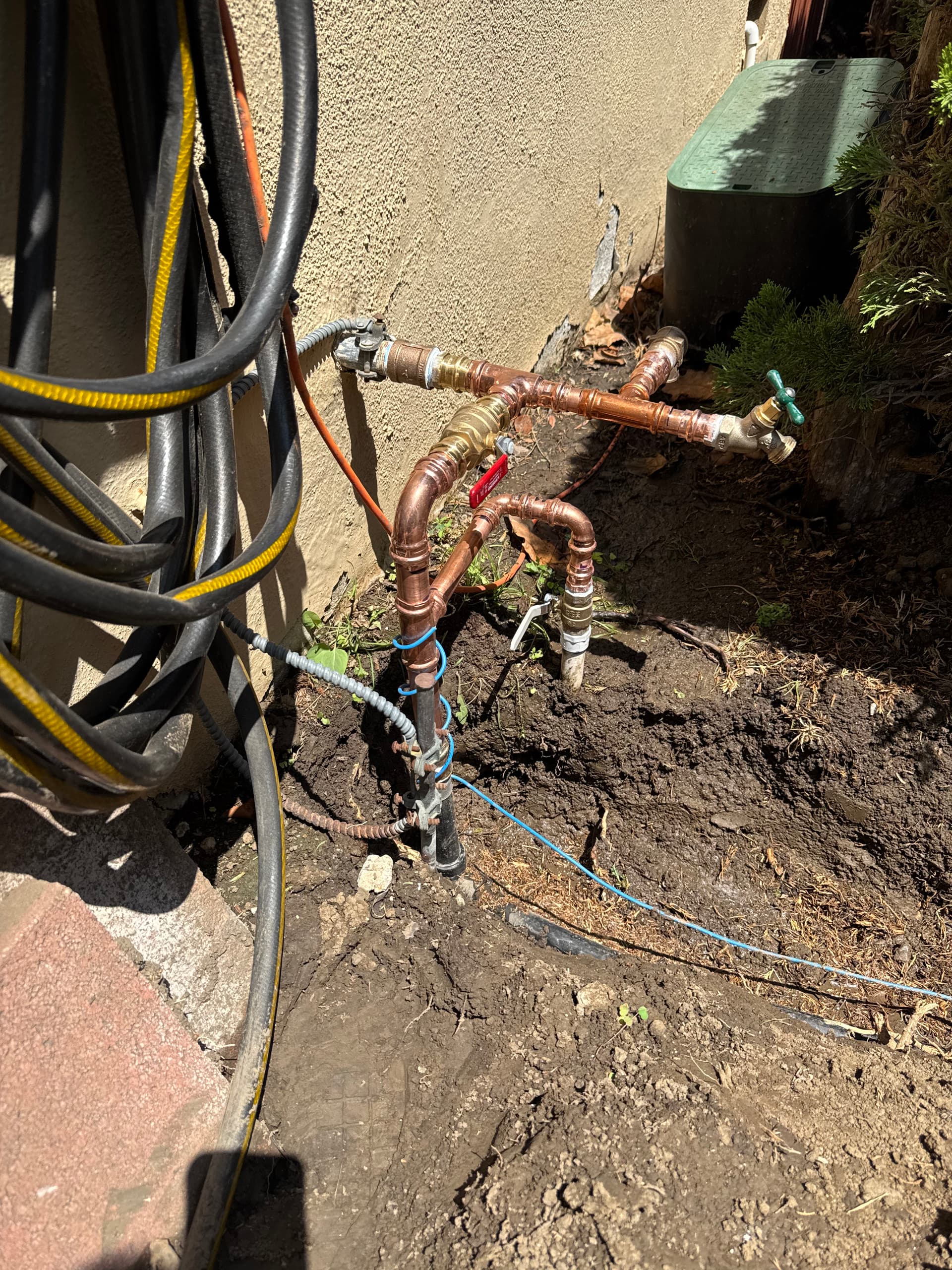 Water Service Line Replacement with New Poly Pipe image
