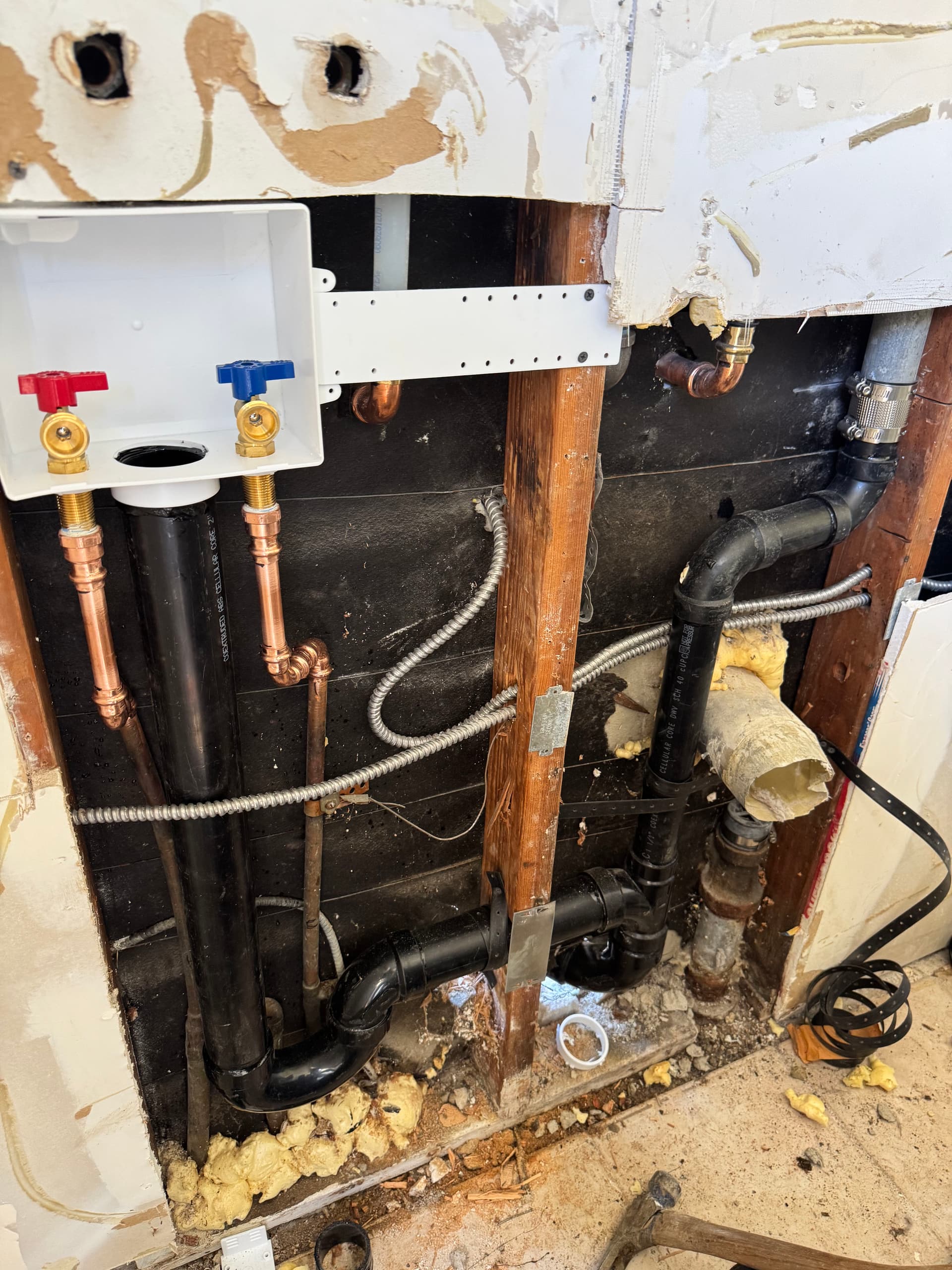 Gallery photos for Washer Drain Reroute Done Right in Whittier: Image #1