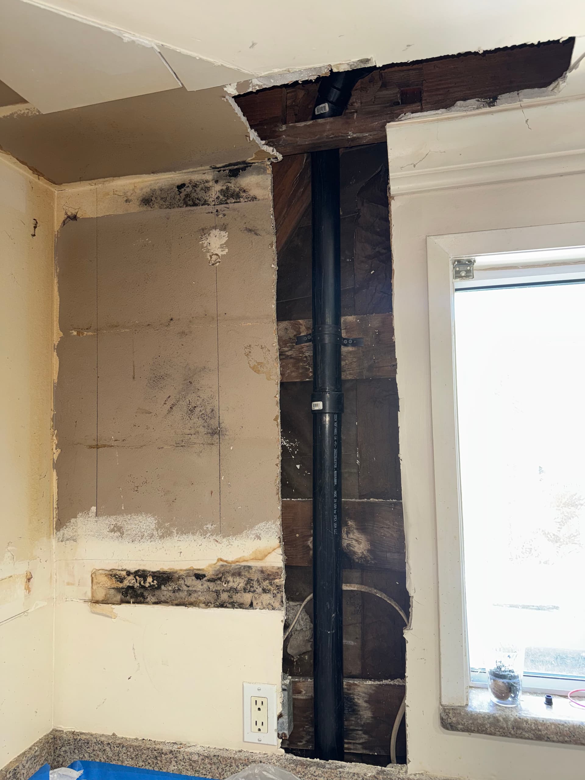 Gallery photos for Rotted Galvanized Shower Drain Line Replaced in Hacienda Heights: Image #2