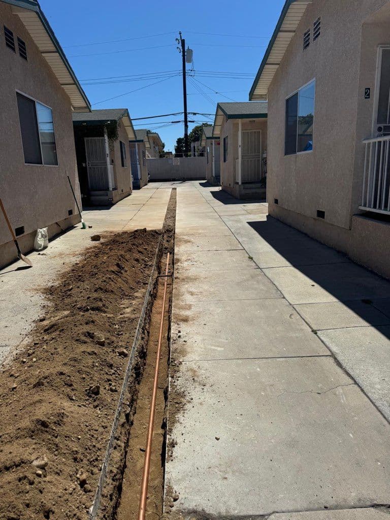 Gallery photos for Water Service Pipe Upgrade in Azusa, CA: Image #1